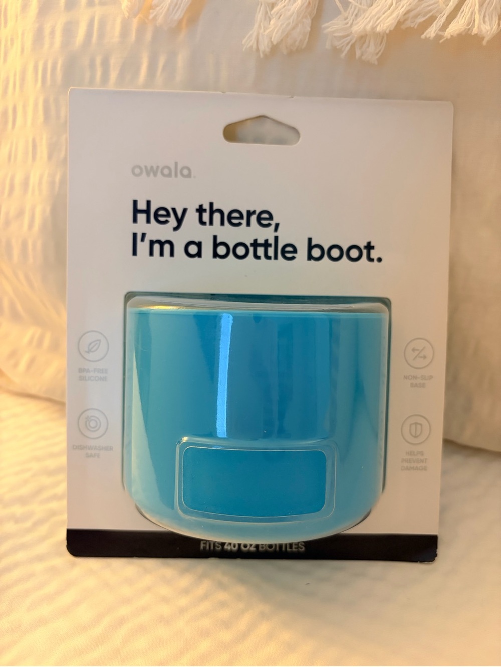 owala Blue Bottle Boot - Protective Silicone Sleeve